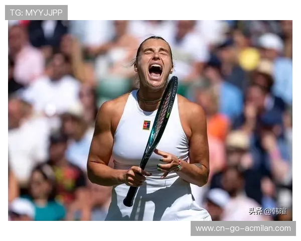 萨巴伦卡发球威力惊人连取三分